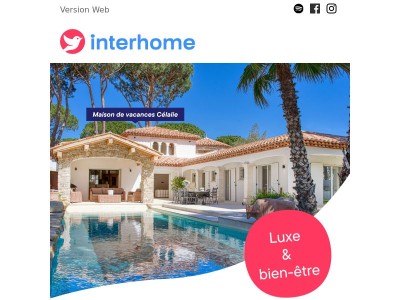 Découvrez nos hébergements de luxe et de bien-être