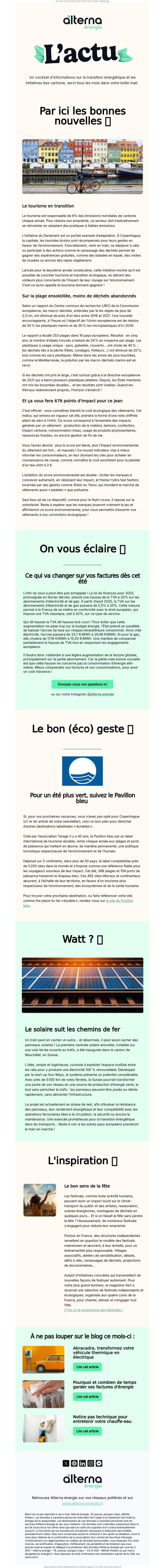 Cap au vert cet été