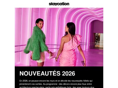 ✨Nouvelles expériences à tester en 2026