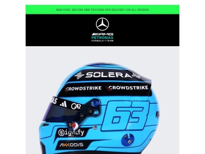 New In | George Russell 2026 Mini Helmet