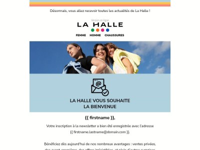 Inscription validée