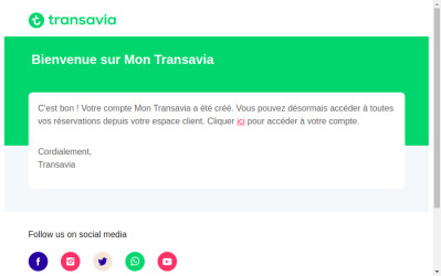 Votre compte a été créé