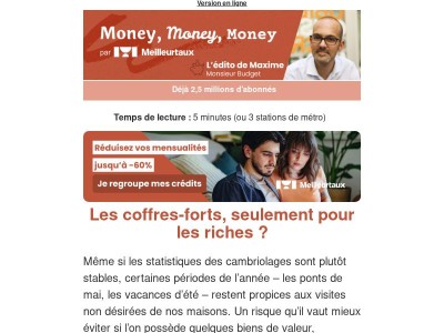 Un coffre-fort à la banque : combien ça coûte vraiment ?