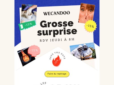 ⏳ Jeudi 8h. Vous serez là ?