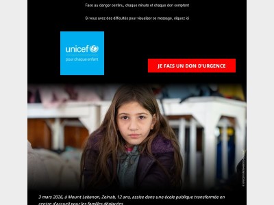 Au Moyen-Orient, une course contre la montre s’engage pour sauver les enfants !