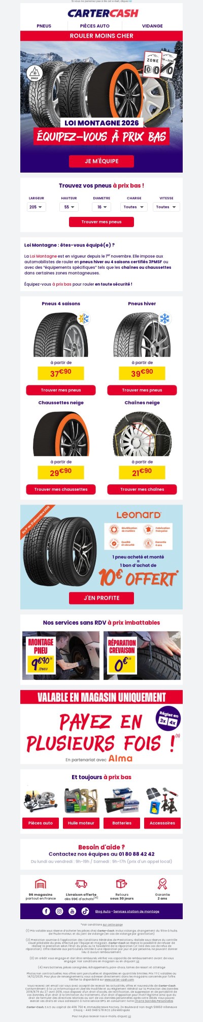 🚘 Pneus : rouler moins cher cet hiver