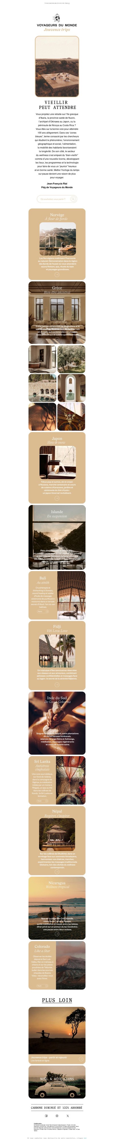 🌍 Vieillir peut attendre