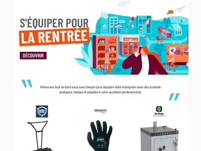 Tout pour équiper vos espaces de travail