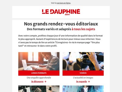 Mieux vous informer, dans le format le plus approprié