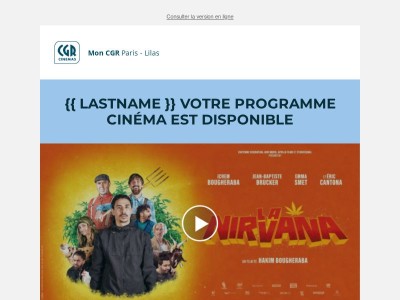 Découvrez la programmation de votre cinéma