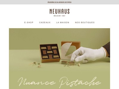 🎁 Votre cadeau : notre dernière création Nuance Pistache