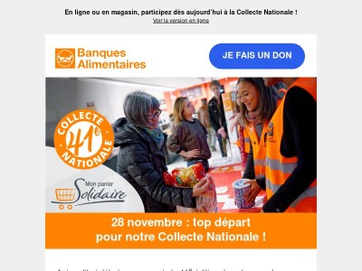 La Collecte Nationale, c’est maintenant  !