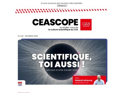 [CEASCOPE] : Scientifique, toi aussi ! Spéciale Eclipse solaire 2026 / Rencontre métiers : Spécial Ingénierie / Ce que les images révèlent au CENTQUATRE
