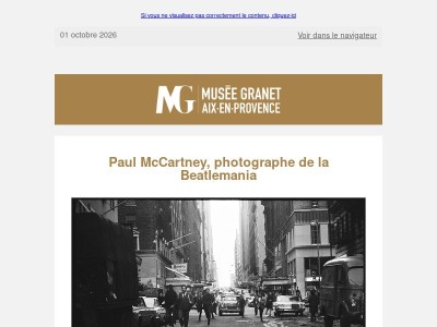 Expositions, ateliers, musique, conférence,... Découvrez l'agenda d'octobre !