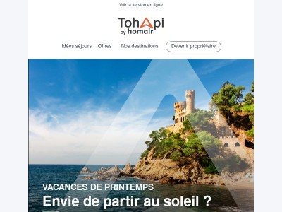 ☀️Envie de soleil : n'attendez pas l'été !