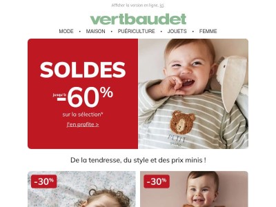 🚨 Jusqu'à -60% sur les gigoteuses !