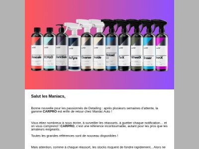 Retrouvez tous vos produits préférés