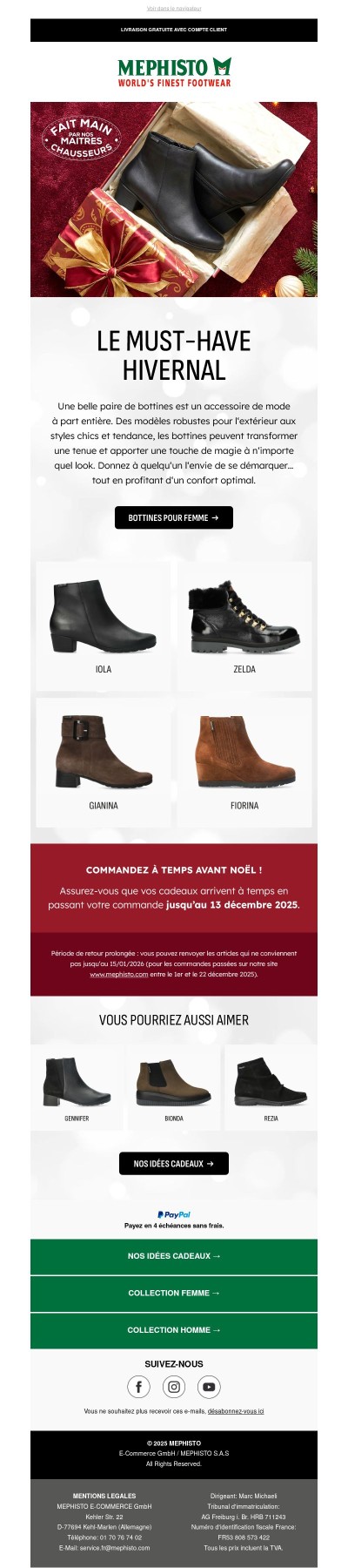 🎁 Bottines : Le must-have hivernal