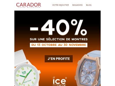 -40% sur une sélection de montres ICE Watch