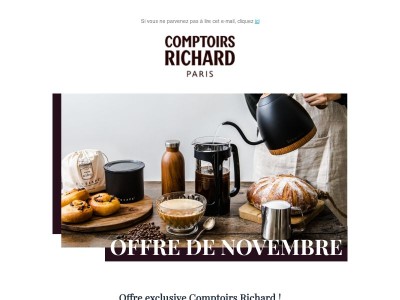 Offre de novembre - jusqu’à -70% sur une sélection de produits