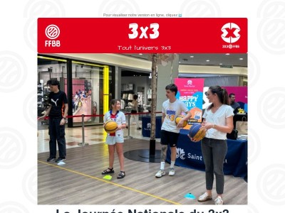🎉 Le 3x3 est partout à l'occasion de la Fête Nationale du 3x3 😃
