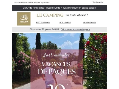 Dernière minute : Fêtez Pâques au grand air