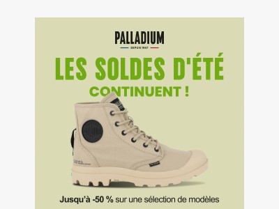 Les soldes d’été continuent !