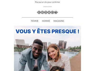 Relance inscription newsletter