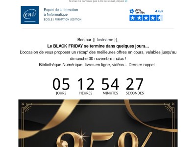 Black Friday ENI : on a gardé le meilleur pour la fin...