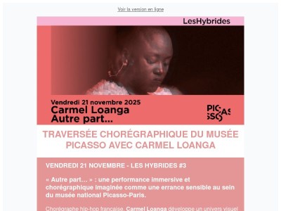 Les Hybrides #3 : Carmel Loanga le 21 Novembre !