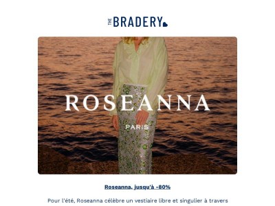 La vente ROSEANNA est ouverte