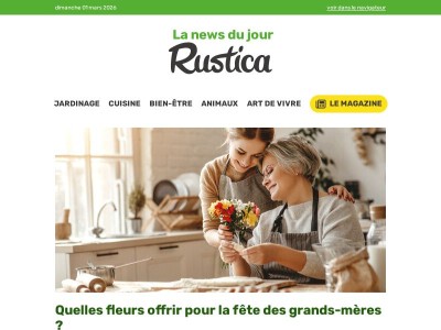 Quelles fleurs offrir pour la fête des grands-mères ?