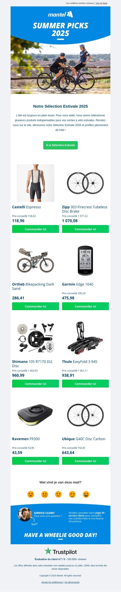 Voilà, notre Sélection Estivale de 2025 ! 🌞