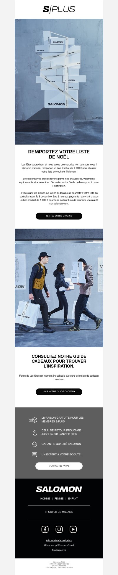 Remportez 1 000 € d’articles pour Noël !