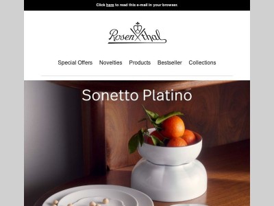 New: Sonetto Platino – a poem in porcelain