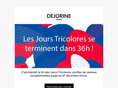 🇫🇷 Les Jours Tricolores touchent bientôt à leur fin : J–2
