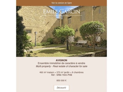☀️ Avignon : demeures de caractère et douceur provençale