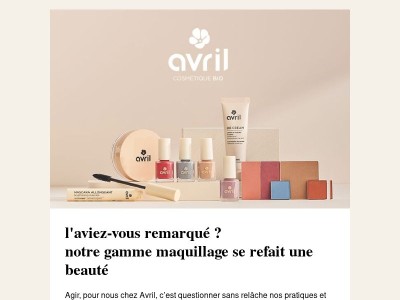 Notre gamme maquillage se refait une beauté