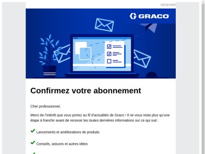 Confirmez votre abonnement