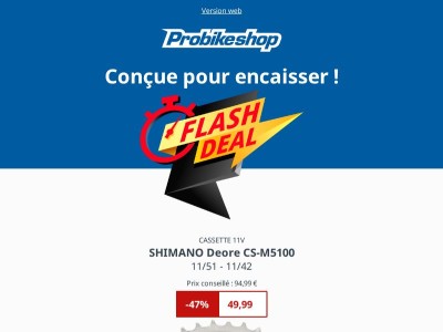 Flash Deal : l'essentiel Shimano en promo ⚡