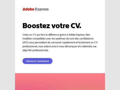 Donnez un coup de neuf à votre CV