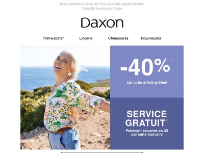 -40% sur vos produits tendances !