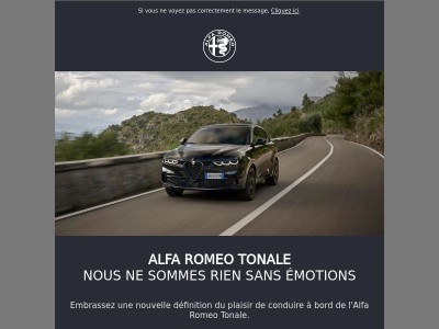 Découvrez l'Alfa Romeo Tonale