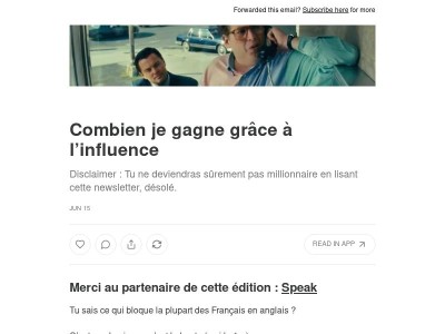Combien je gagne grâce à l’influence 🤑