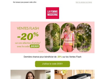 {{ lastname }} Les Ventes Flash touchent à leur fin