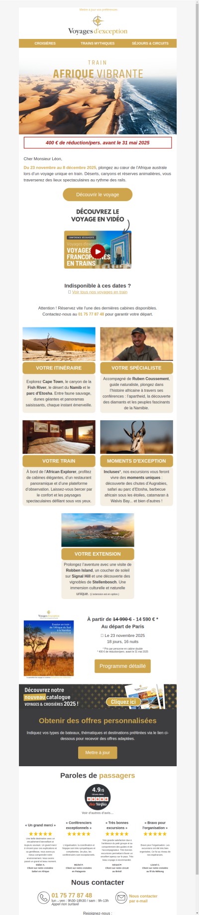 L'Afrique de l'Ouest en train (Novembre 2025)