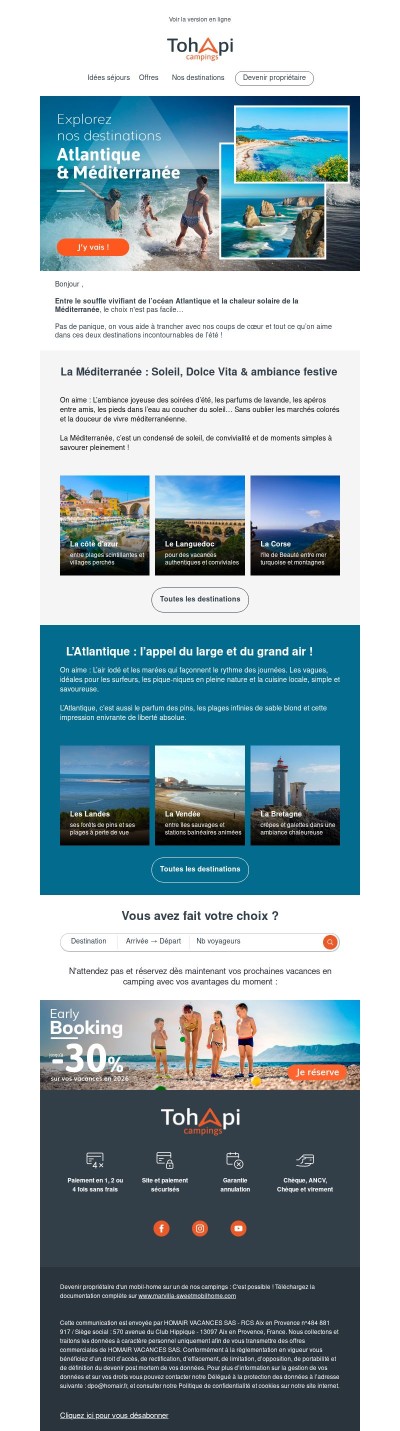 🌞 Cap sur vos vacances : côte Atlantique ou Méditerranée ?