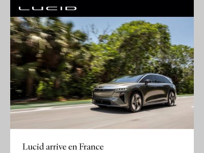 Lucid arrive en France