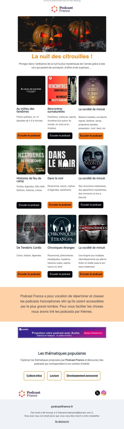 🎃 Notre sélection spéciale Halloween