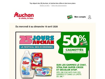 C'est parti pour 25 jours d'économies